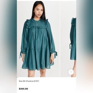 Sea New York
Adrienne Cotton Puff Sleeve Tunic Dress $365 Size M